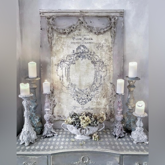 Redesign Decor Transfer ~ ANTIQUE IMPRINT ~ Rare ~ (Retired design) 24” x 34” - Picture 3 of 5